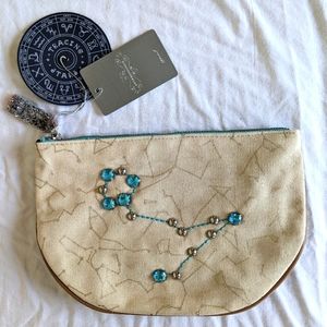 NWT Anthropologie Pisces horoscope clutch